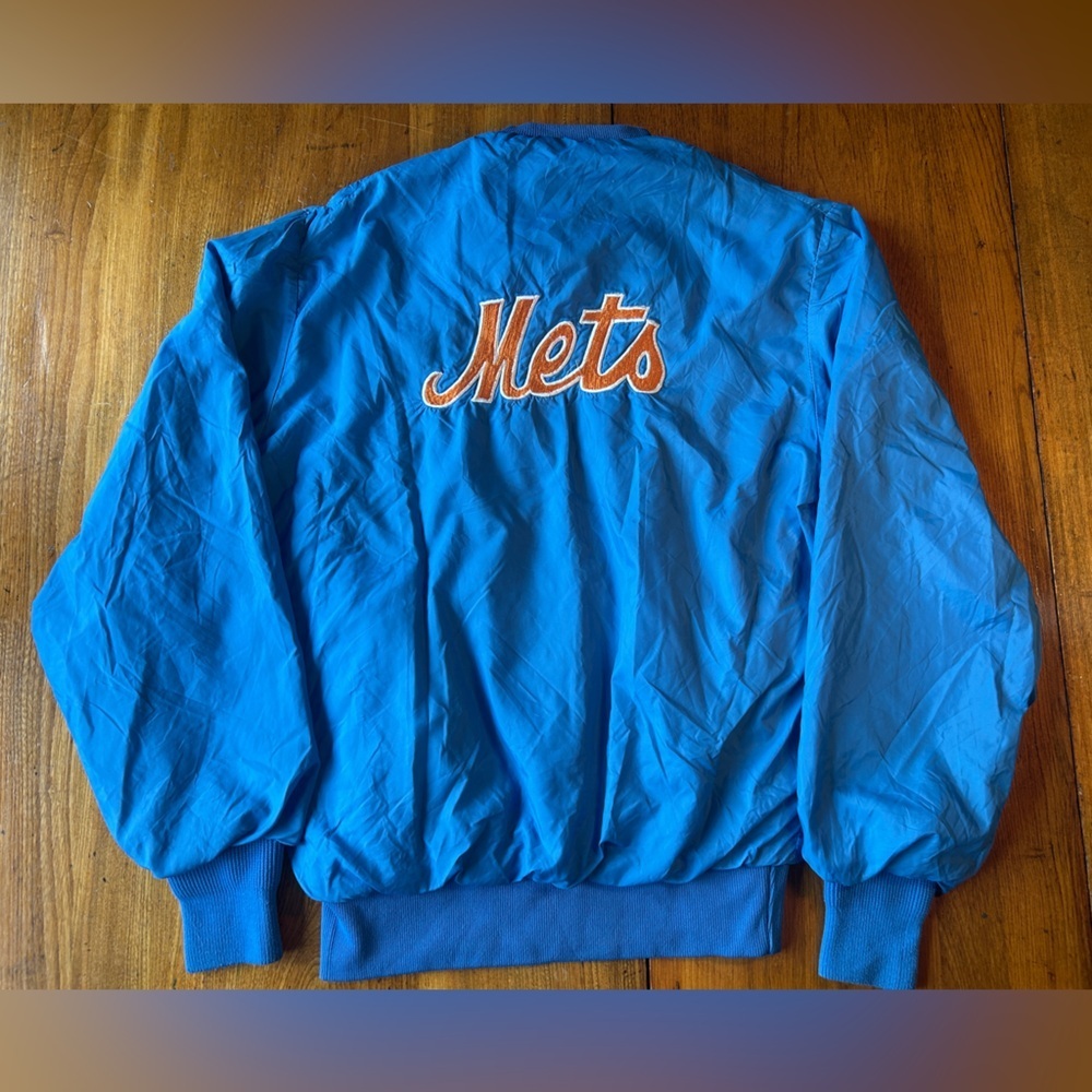 Vintage 80s New York Mets Pullover Windbreaker - Picture 6 of 7